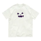 ゆずずショップのハロウィンおばけカボチャ🎃 Organic Cotton T-Shirt