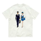 パーツイシバ公式タレントショップのパイロット＆キャビンアテンダント Organic Cotton T-Shirt