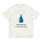 ナグラクラブ デザインのwater planet オーガニックコットンTシャツ