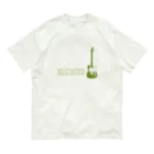 しじみデザインラボラトリーのテレキャスター（緑） オーガニックコットンTシャツ