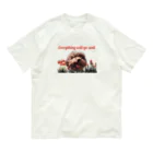 Lindo.のチューリップといぬ Organic Cotton T-Shirt