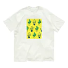 Andiamoの毛深サボテンズ Organic Cotton T-Shirt