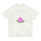 はーときんにくちゃん　YouTube わんつーすりーのMOMO オーガニックコットンTシャツ