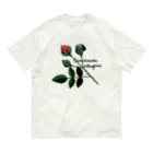 Alba spinaの薔薇蕾のゾウムシ 유기농 코튼 티셔츠