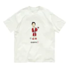 ビールとアート TM-3 Designのワイン貴族（赤ガウン） Organic Cotton T-Shirt