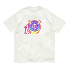 yumaruartのネオンたいがー！ オーガニックコットンTシャツ