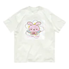 Anela’Eheuの天使のうさぎハピバニちゃん Organic Cotton T-Shirt