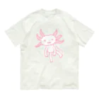 mincruのおとぼけ顔のウパさん_ピンクver オーガニックコットンTシャツ