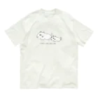 amemugi（あめむぎ）のネコチヤンの親子。 オーガニックコットンTシャツ