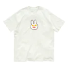 RINちゃんの目玉焼きうさぎ オーガニックコットンTシャツ