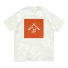 TORITANI CAMPのTORITANI CAMP T orange オーガニックコットンTシャツ