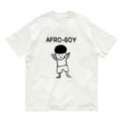 すずき　くにひこのアフロくんAFRO-BOY Organic Cotton T-Shirt