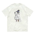 MIKAERUのナメハダタマオヤモリさん オーガニックコットンTシャツ