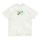 まるよこななめのランナー:エビフライ オーガニックコットンTシャツ