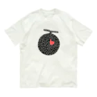 生物＝ケモノのヲ店の『tiles』Melon オーガニックコットンTシャツ