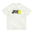 RGB &COのNEVER BETTER BK オーガニックコットンTシャツ