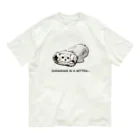 犬グッズの店しえるぶるーのミトンに入ったチワワ(クリーム) Organic Cotton T-Shirt