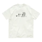 Andiamoのもみあげ手裏剣（黒） オーガニックコットンTシャツ