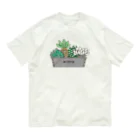 yuckeの多肉植物たにくさん（パウンドケーキ型に集合） Organic Cotton T-Shirt