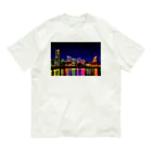 GALLERY misutawoの横浜 みなとみらいの夜景 Organic Cotton T-Shirt