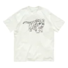 LalaHangeulの白虎の仔 Organic Cotton T-Shirt