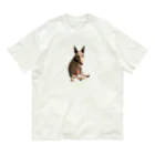 LizqのSad dog Organic Cotton T-Shirt