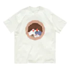 雛乃の文鳥グッズ屋さんの文鳥一家のどこでも壷巣！住み着くシリーズ Organic Cotton T-Shirt