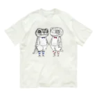 MIKAERUのナメハダタマオヤモリさんとオニタマオヤモリさん Organic Cotton T-Shirt