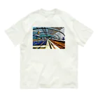 GALLERY misutawoのドイツ ベルリン中央駅のホーム Organic Cotton T-Shirt