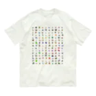 カジテツ玉子の【旧】カジモン（ドット絵）オーガニックコットンTシャツ オーガニックコットンTシャツ