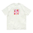 RIBBONSのレオパード（カラフル） オーガニックコットンTシャツ