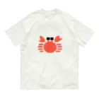 カニさん大好きクラブ屋さんのカニさん Organic Cotton T-Shirt