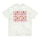 NORIMA'S SHOP のおしゃれなテディベアとクッキーのパターン Organic Cotton T-Shirt