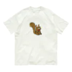 WOOOF!!!のリスッス Organic Cotton T-Shirt