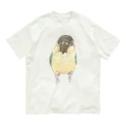 まめるりはことりの可愛いウロコメキシコインコちゃん【まめるりはことり】 Organic Cotton T-Shirt