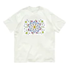 チョビのSpringflower 2 オーガニックコットンTシャツ