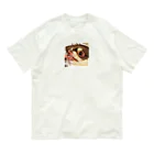 Totemo Yogozansu Shopのおぞましい顔 Organic Cotton T-Shirt