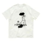 山形屋米店のクロード・モネ「日傘をさす女」 Organic Cotton T-Shirt