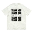 おもしろいTシャツ屋さんのありがとう　THANK YOU オーガニックコットンTシャツ