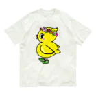 LalaHangeulの花冠ひよ子 Organic Cotton T-Shirt