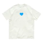 おばあちゃんの青いハート Organic Cotton T-Shirt