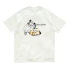 おもちのバター怖い　チンチラ　カラー Organic Cotton T-Shirt