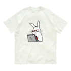 JammsworksのJammsworksのうさぎ オーガニックコットンTシャツ