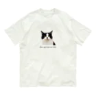 犬猫生活チャリティーショップのじーっとおむすび_by musubiyori オーガニックコットンTシャツ