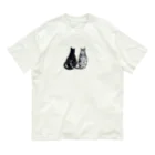 shokomumuの猫の尻尾に表れる 隠しきれない気持ち Organic Cotton T-Shirt