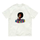 Posagodardy  ポサゴダルディのAfro Kun   オーガニックコットンTシャツ