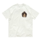 雁花工房（寄付アイテム販売中です）の寝ているキクガシラコウモリ Organic Cotton T-Shirt