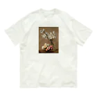 Masterpieceのアンリファンタンラトゥール 　/　バラとユリ　Roses and Lilies 1888 Organic Cotton T-Shirt