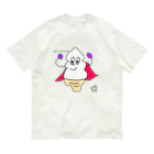 Walton’sのスーパーアイスクリームマン　(透過) Organic Cotton T-Shirt