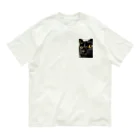 サンサウンドの黒猫天ちゃん Organic Cotton T-Shirt